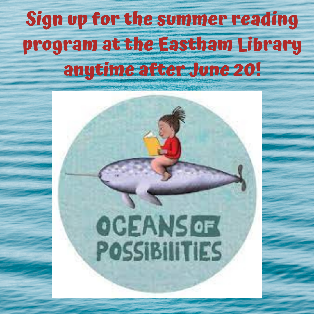 Sign up for summer reading any time after June 20