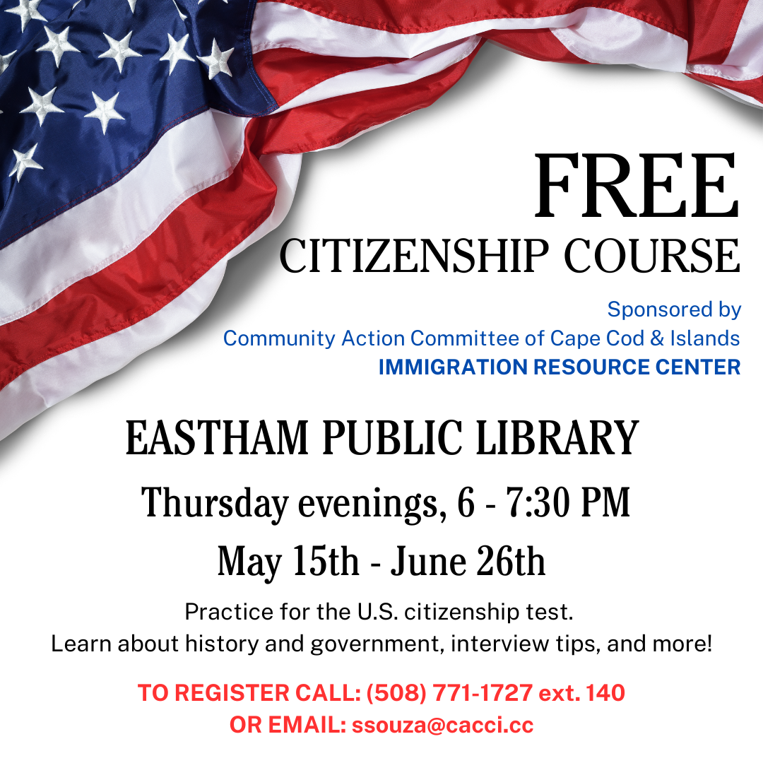 Citizenship Course April-May 2024 (2) | Eastham Library