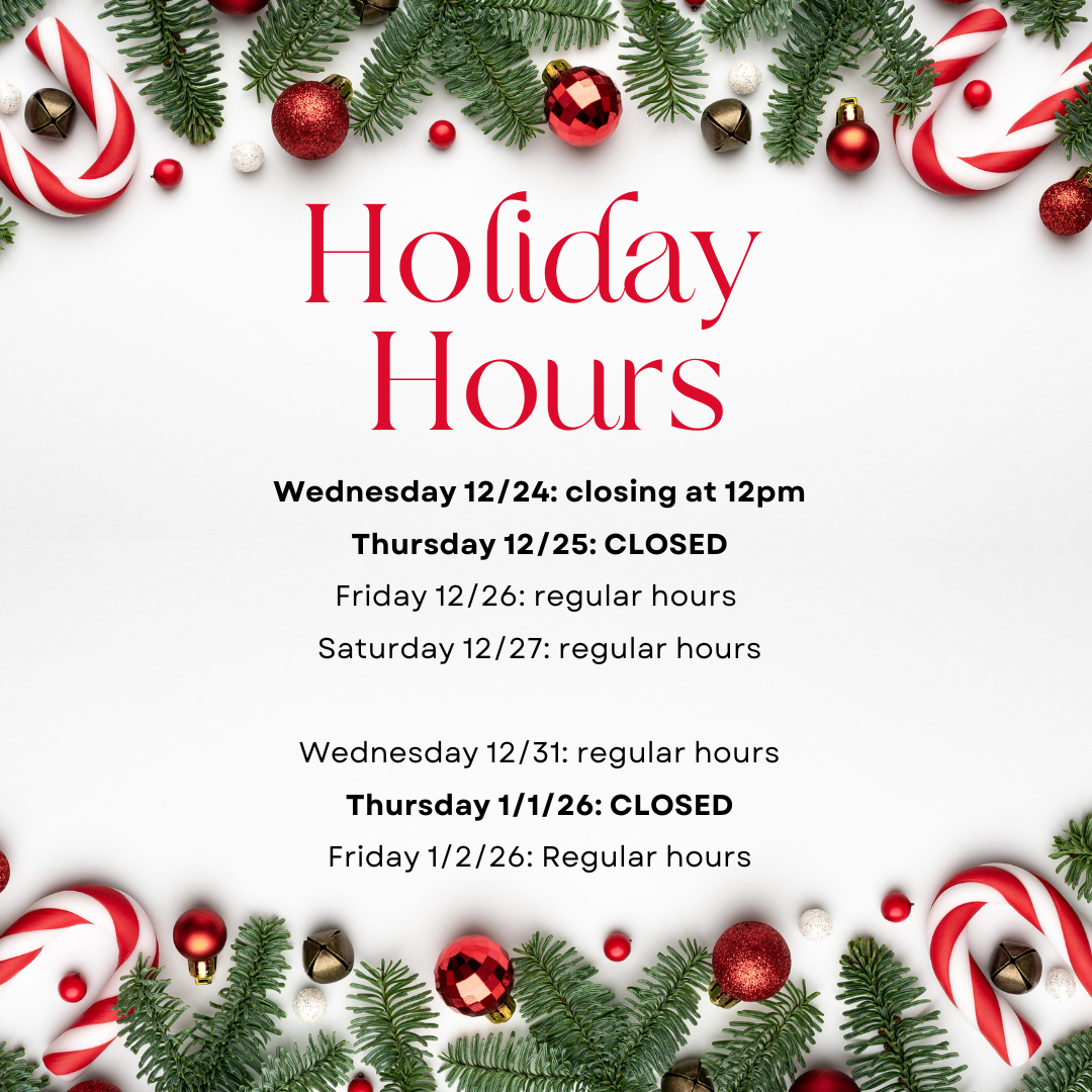 Holiday Hours